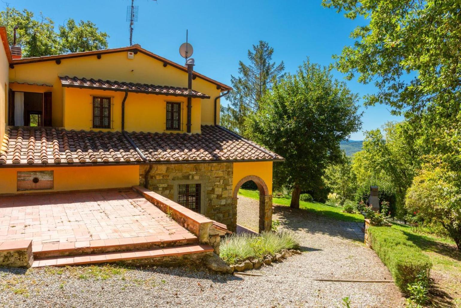 Villa Casa Al Sole Siena Bagian luar foto